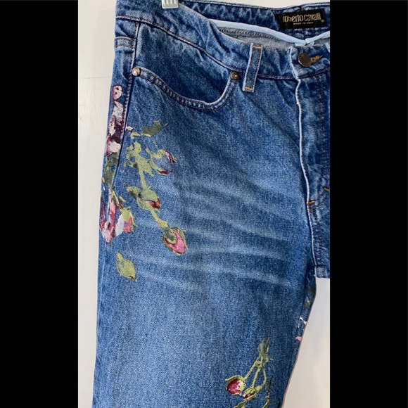 Roberto Cavalli Vintage 90s Hand Painted Jeans - Picture 15 of 16